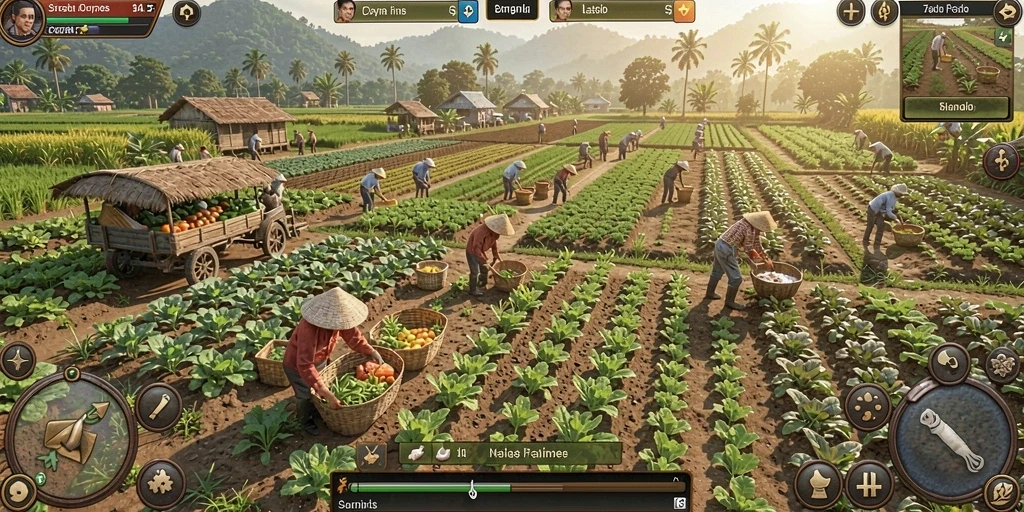 Screenshot menampilkan antarmuka permainan yang menarik.
