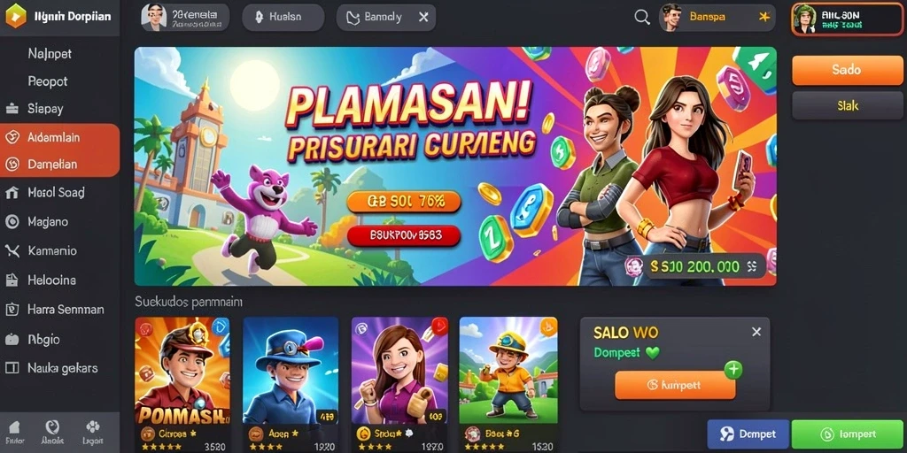 Tampilan antarmuka yang menarik dan mudah diakses.