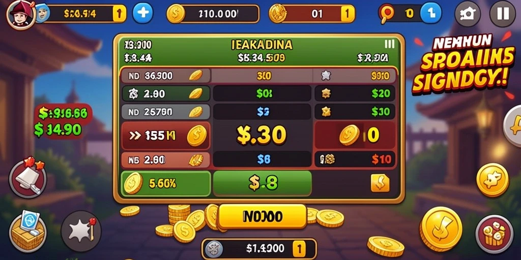 Tampilan menu utama yang menarik dan mudah dinavigasi.