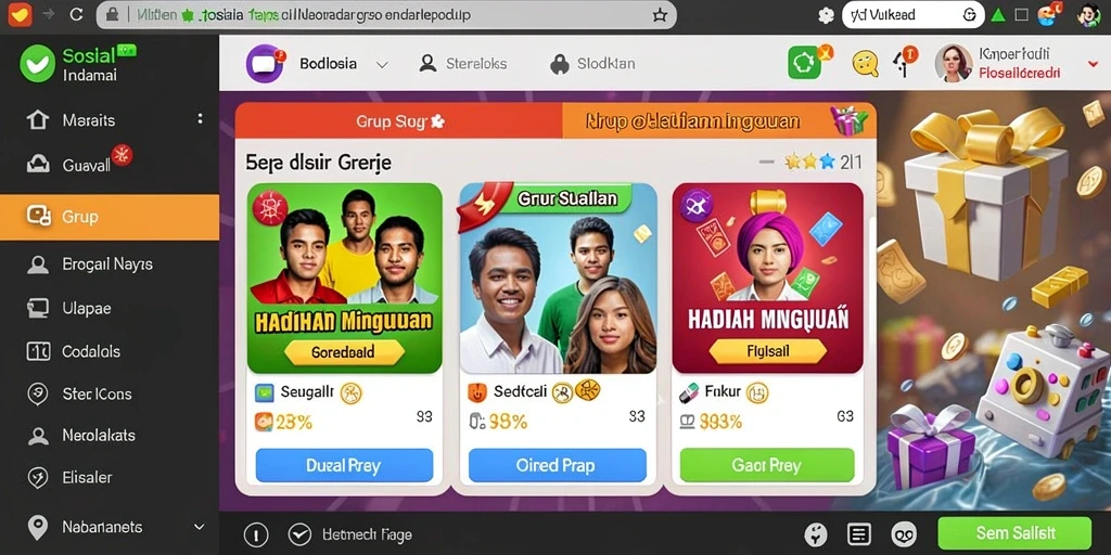 Tampilan antarmuka yang menarik dan intuitif.