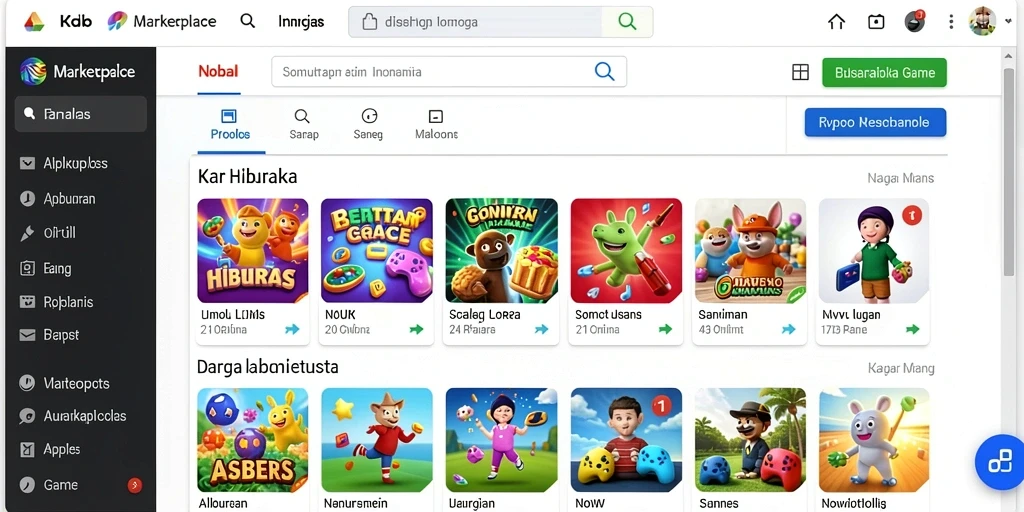 Tampilan awal aplikasi PRADA188 yang menarik.
