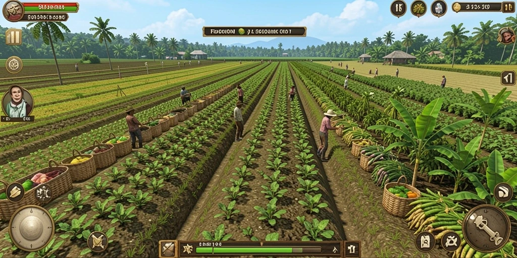 Tampilkan petualangan seru di dalam game.